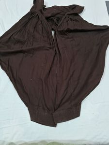 🌿🌿Good Condition Dark Brown Ptiyala Salwar Suit