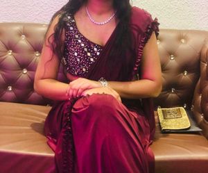 Pre Draped Ruffle Saree