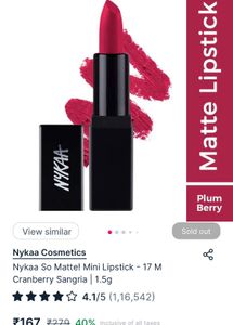 Nykaa Cosmetics - Cranberry Sangria