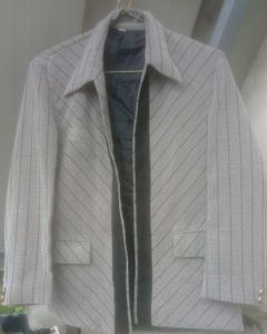Vintage Striped Blazer