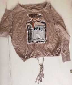 Full Sleeves Crop Top / Sweat Wear