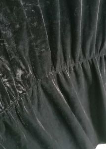 black velvet dress
