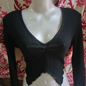 BLACK BUTTERFLY CUT TOP🎀✨