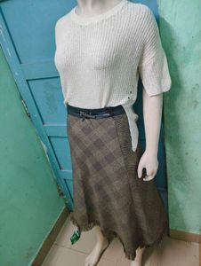 High Low Knitted Top
