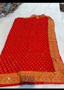 Stone Work Saree Chiffon