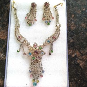 Artificial Necklace With Earings