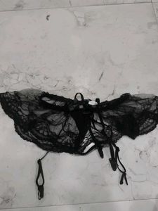 Black Lace Garter Belt