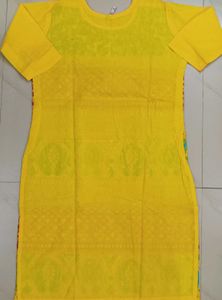 New Kurti With Zaari &amp; Thread Work