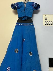 Mirror Work Lehenga Choli Set