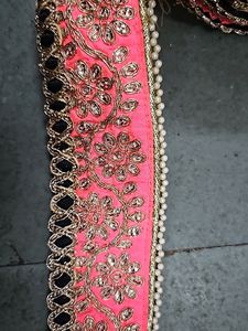 Pink Work Lace