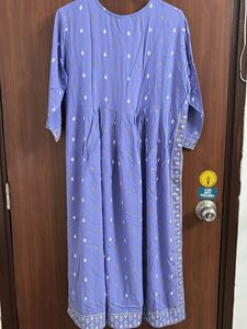 Lavender Printed Kurti