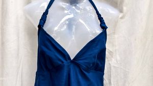 Blue One Piece Swimsuit