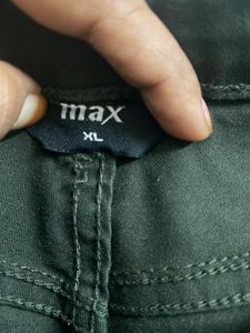 Military Green Ankle Fit Jeans From Max In XL