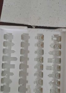 Glass Chess board set - show piece