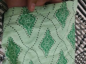 Green Diamond Pattern Kurti