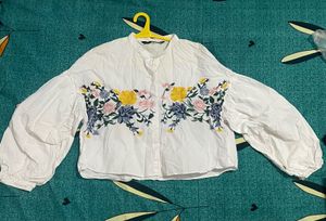 Zara White Top