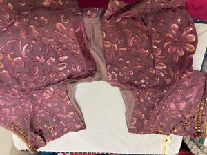 Elegant Embroidered saree with blouse petticoat