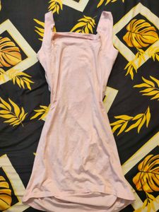 Pink Ruched Halter Bodycon Mini Dress