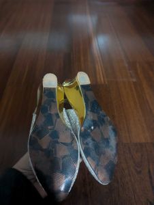 Silver Sparkly Heels