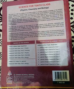 Chemistry S.Chand For Class 10th