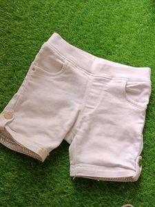 Kids Shorts White