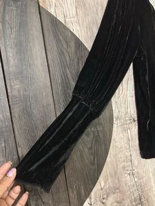 Black Velvet Top