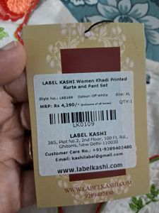 Khadi Cotton Kurta And Pant Set