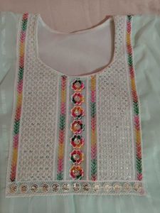 Light Green Georgette Kurti