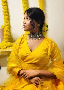 Yellow Anarkali Suit