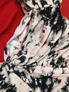 Tie-Dye Bodycon Mini Dress