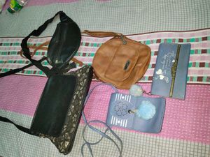 Assorted Handbags combo of 5