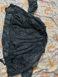 Vintage blue Leather Jacket