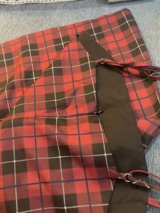 Red Plaid Mini Dress