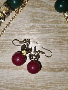 Traditional Earrings And Necklace Set