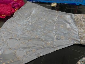 Offer .. Offer.  Beautiful Gown With Heavy Jarkan Dupatta .. Only One Time Wear