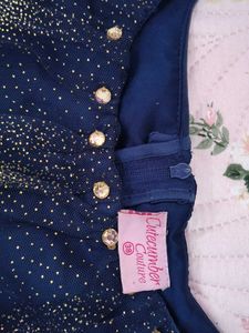 NEW ❤️ WITHOUT TAG..Elegant Navy Blue Gown