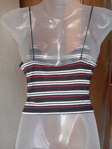 Striped Crop Top