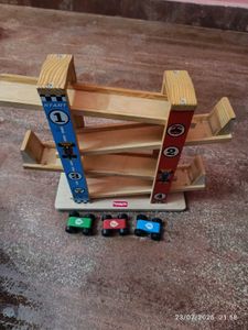 Funskool Wooden Race Track Toy