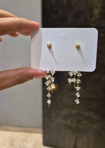Butterfly Pearl Tassel Earrings