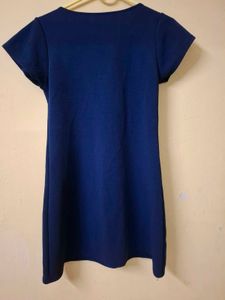 Cute Navy Blue Mini Dress