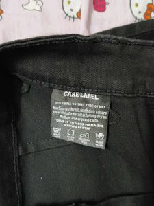 Black Flare Leg Pants