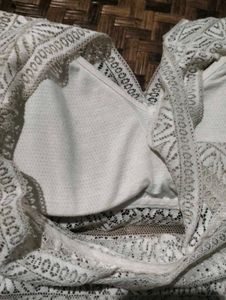 Lace Padded White Top 🎀