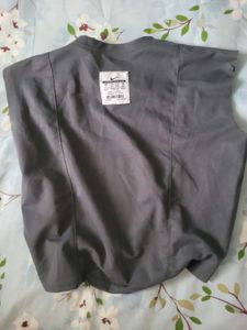 Gray Graphic Tee metallic