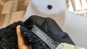 Sparkling Black Knit Sweater