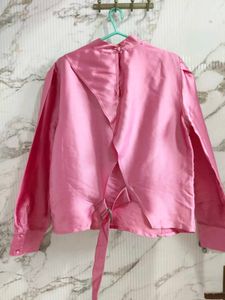 Pink High Neck Tunic