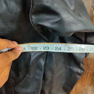 Parx Solid Leather Jacket - Chest 44