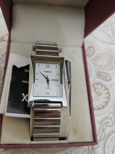 Men Timex Silver Watch