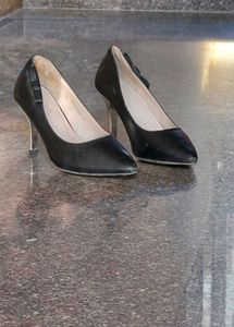 Cute Black Kittem Heels