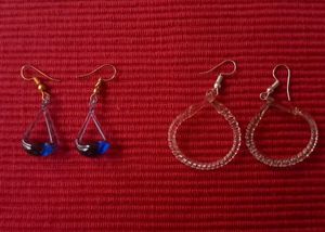 9 Pair Earring Bundle - Metal, Stone &amp; Glass