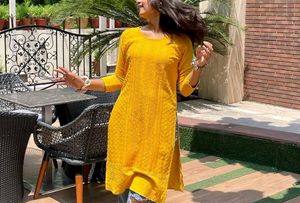 Elegant Yellow Kurta
